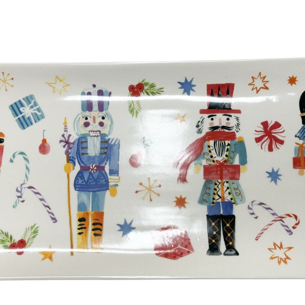 Cost Plus World Market Nutcracker Holiday Platter - Multicolor